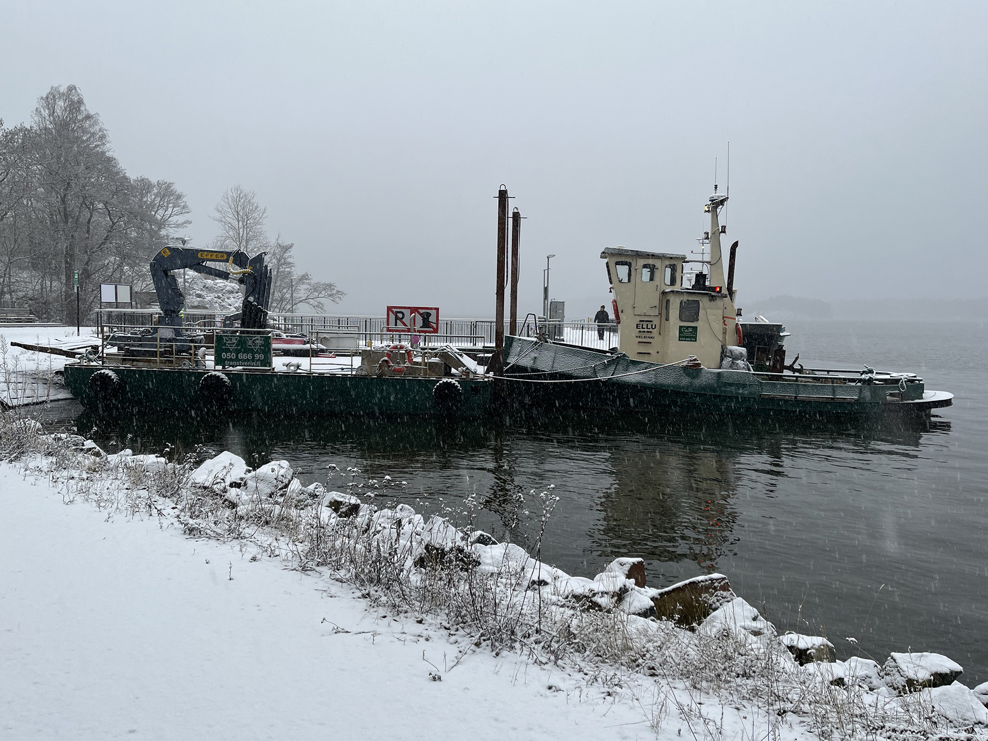 Ty�lautta puskussa